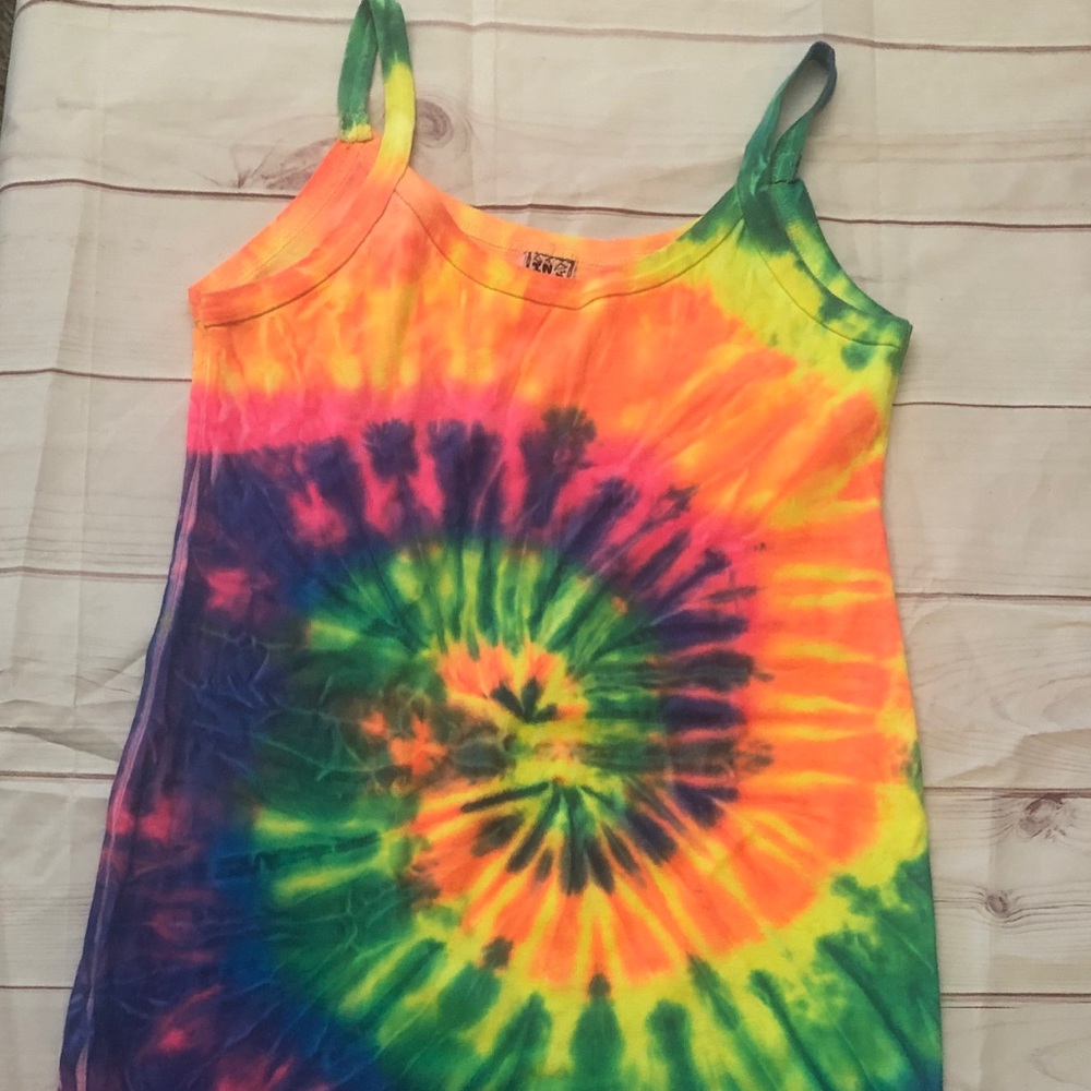 Vintage 90’s Tie  Dye Tank Dress